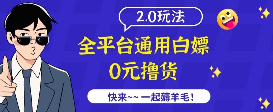 外面收费2980的全平台通用白嫖撸货项目2.0玩法【仅揭秘】-指尖网