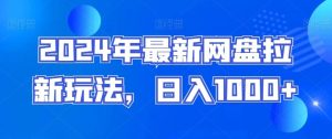 2024年最新网盘拉新玩法，日入1000+-指尖网