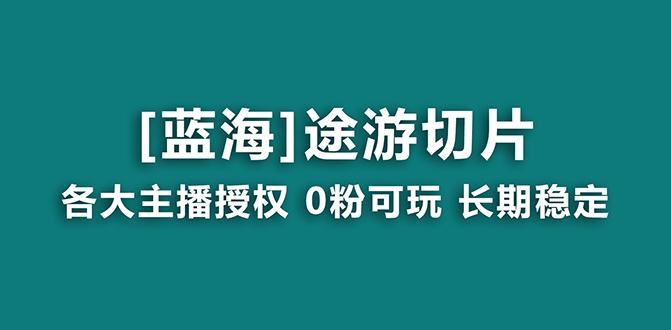 抖音途游切片，龙年第一个蓝海项目，提供授权和素材，长期稳定，月入过万-指尖网