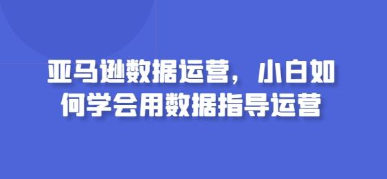 亚马逊数据运营，小白如何学会用数据指导运营-指尖网