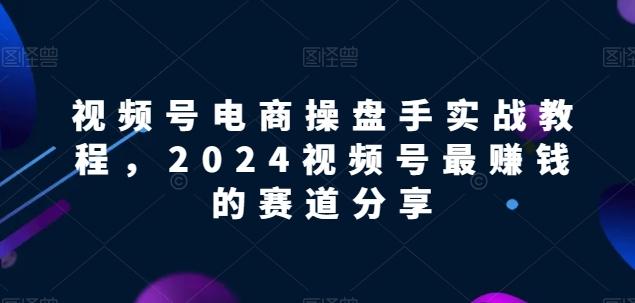 视频号电商实战教程，2024视频号最赚钱的赛道分享-指尖网