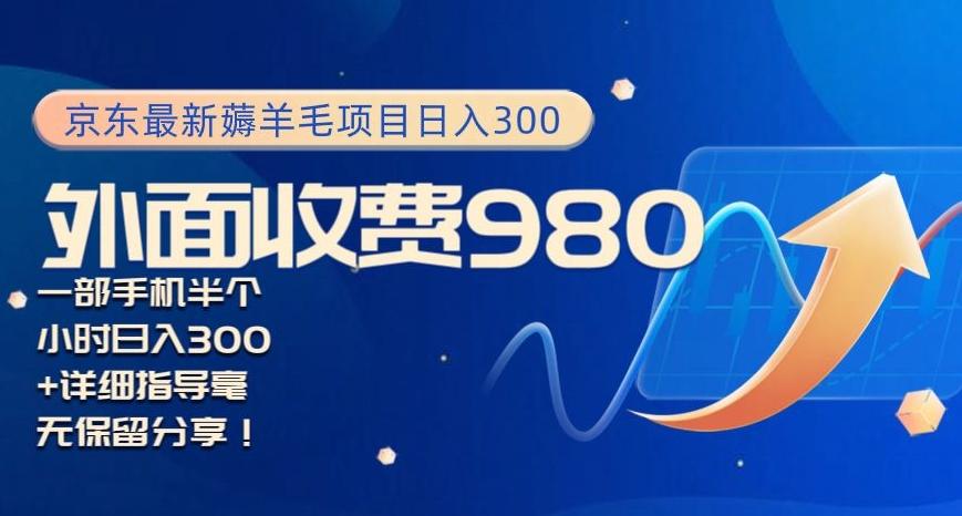 京东最新薅羊毛项目小白怎么做到日入300+一部手机半小时搞定-指尖网