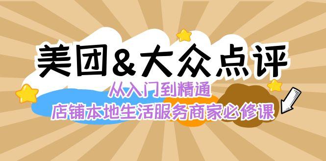 美团+大众点评 从入门到精通：店铺本地生活 流量提升 店铺运营 推广秘术 评价管理-指尖网