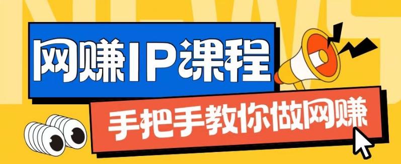 ip合伙人打造1.0，从0到1教你做网创，实现月入过万【揭秘】-指尖网