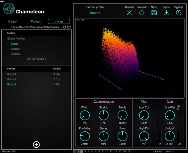 Accentize Chameleon(智能音频插件) v2.1.1 免费版-指尖网