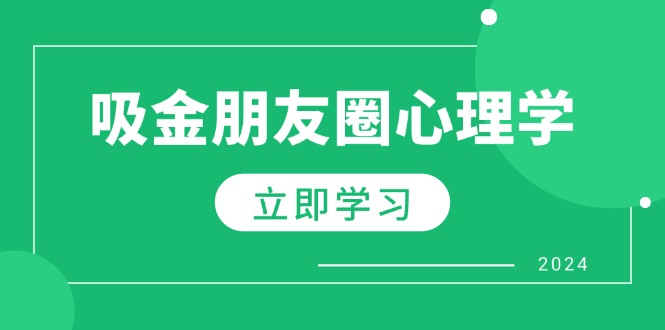 朋友圈吸金心理学：揭秘心理学原理，增加业绩，打造个人IP与行业权威-指尖网