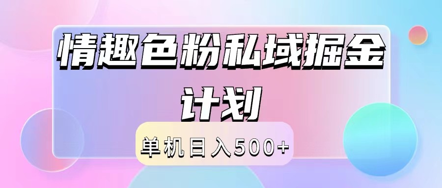 2024情趣色粉私域掘金天花板日入500+后端自动化掘金-指尖网