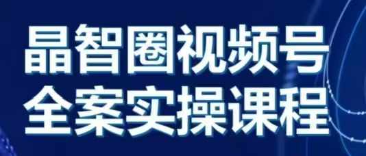 晶姐说直播·视频号全案实操课，从0-1全流程-指尖网