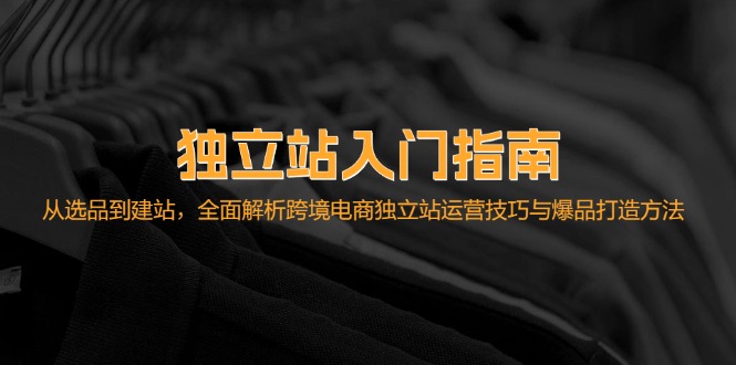 独立站入门指南：从选品到建站，全面解析跨境电商独立站运营技巧与爆品...-指尖网