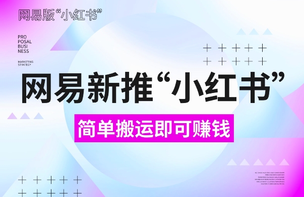 网易官方新推“小红书”，搬运即有收益，新手小白千万别错过(附详细教程)【揭秘】-指尖网