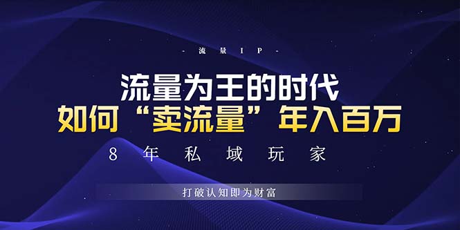 未来如何通过“卖流量”年入百万，跨越一切周期绝对蓝海项目-指尖网